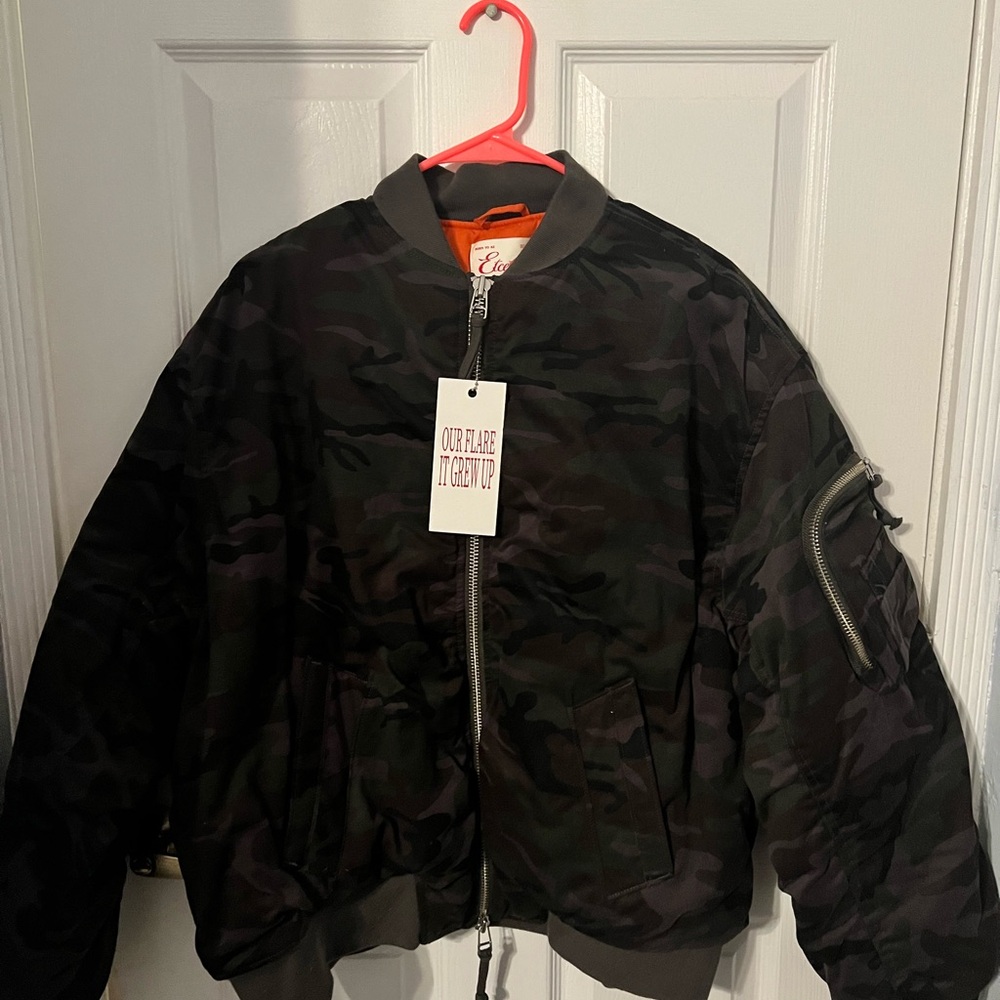Camouflage Bomber Jacket